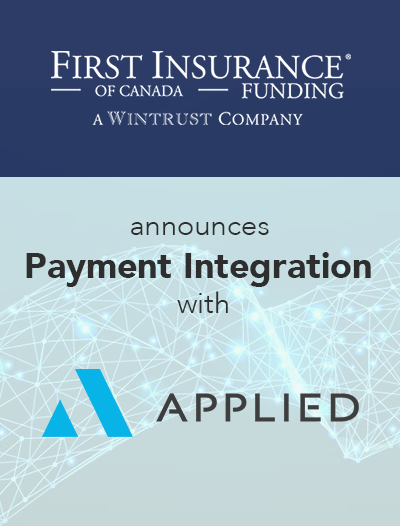 FIRST Canada and Applied Systems Announce Payment Integration