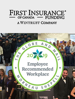 FIRST Canada recognized as a 2019 Employee Recommended Workplace